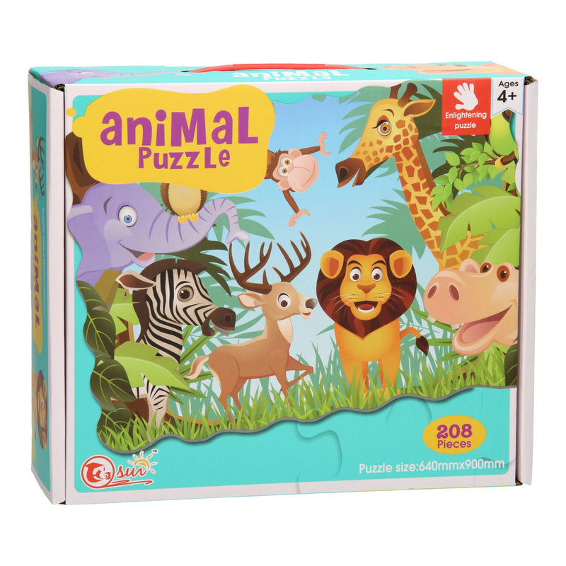 Load image into Gallery viewer, Vrolijke Dieren Legpuzzel XL 208st.