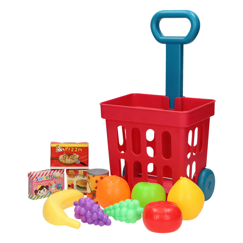 Afbeelding laden in galerijviewer, winkel trolley met boodschappen