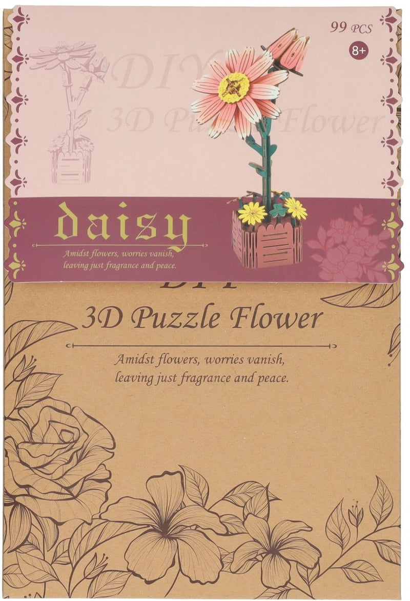 Load image into Gallery viewer, Lobbes speelgoed bv lobbes houten bouwset madeliefje 3d - educatief speelgoed bloemen.