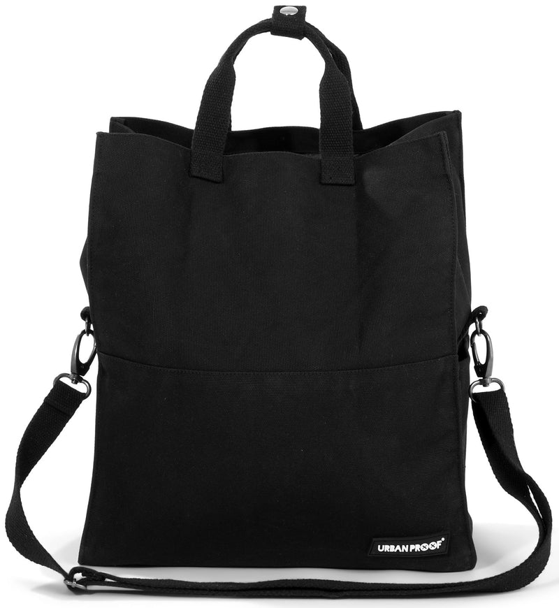 Load image into Gallery viewer, Urbanproof draagtas city tote recycled 22l zwart
