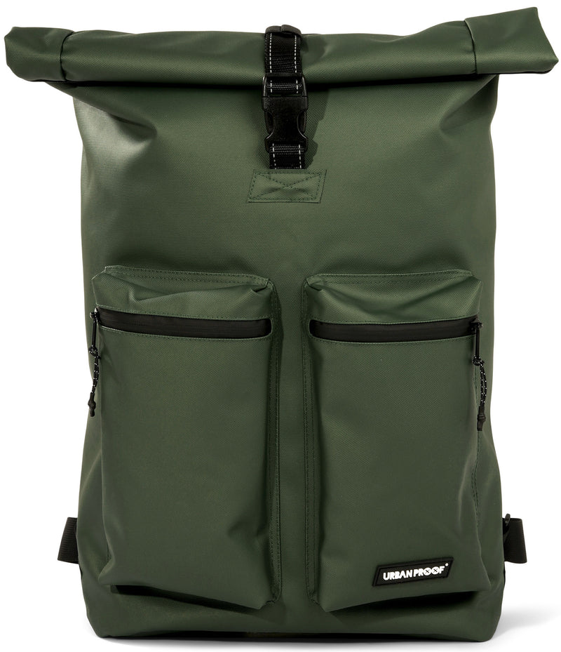 Load image into Gallery viewer, UrbanProof Urbanproof rolltop commuter fietstas 20l groen