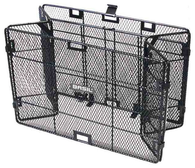 Load image into Gallery viewer, Basil Catania - fietsmand - achterop - zwart