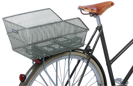 Load image into Gallery viewer, Basil Cento Flower- fietsmand - achterop - olive green