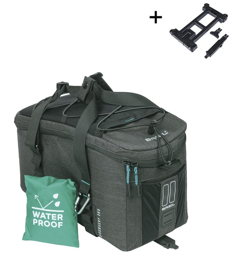 Load image into Gallery viewer, Basil bagagedragertas discovery 365d m mik 9l zwart