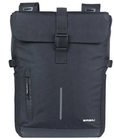 Load image into Gallery viewer, Basil tas move dubbel zwart | 30l