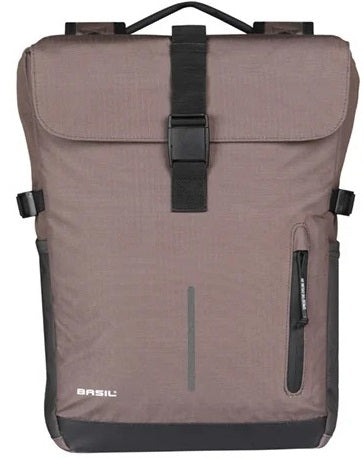 Load image into Gallery viewer, Basil dubbele fietstas move mik 30 liter 16 x 27 x 38 cm - bruin