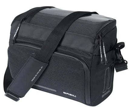 Load image into Gallery viewer, Basil stuurtas move kf 7-8 liter 17 x 23 x 20 cm - zwart