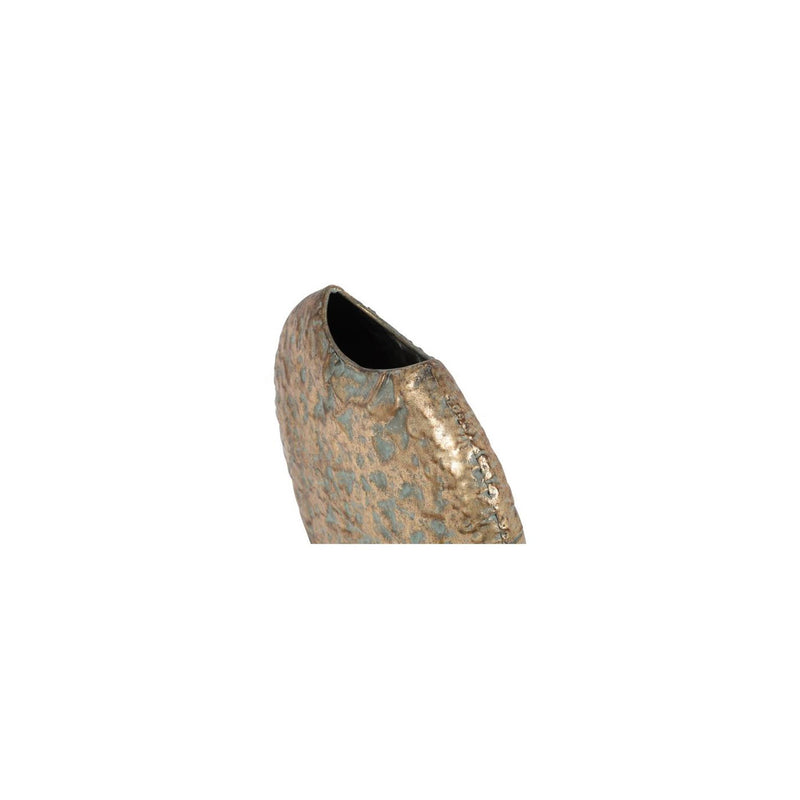 Afbeelding laden in galerijviewer, Countryfield vaas lisa may goud metaal 33x8,5x29,5cm