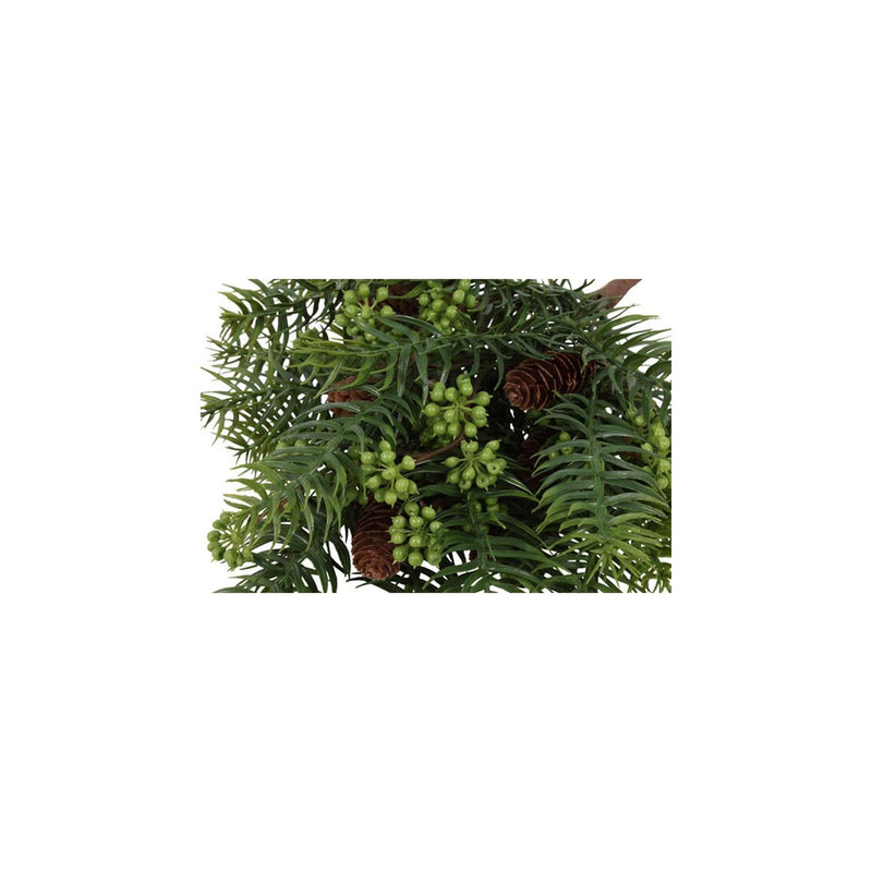 Afbeelding laden in galerijviewer, Countryfield kunsttak hedera bes groen 41xh25,4cm