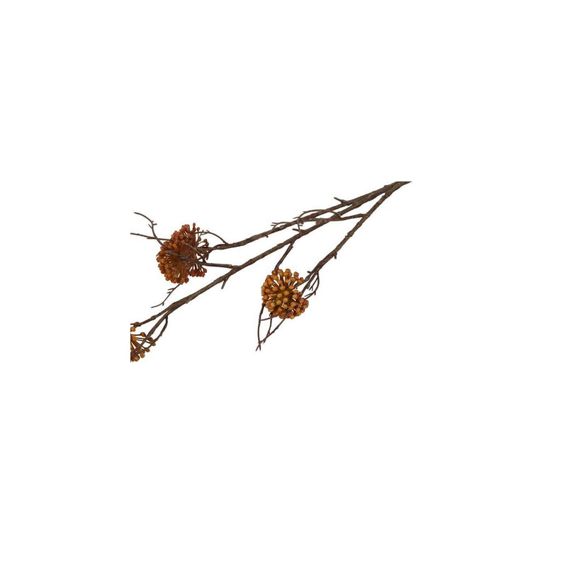 Afbeelding laden in galerijviewer, Countryfield kunstbloem helix oranje 75x13x6,5cm
