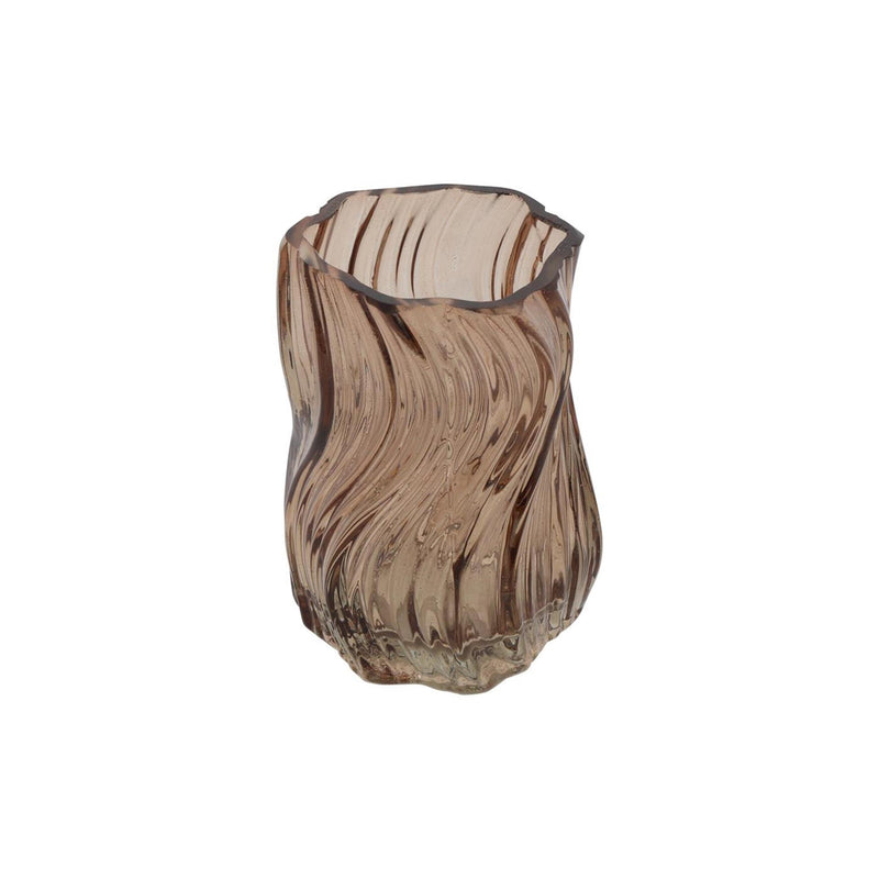 Afbeelding laden in galerijviewer, Countryfield theelicht esli s bruin glas ø8xh10,5cm