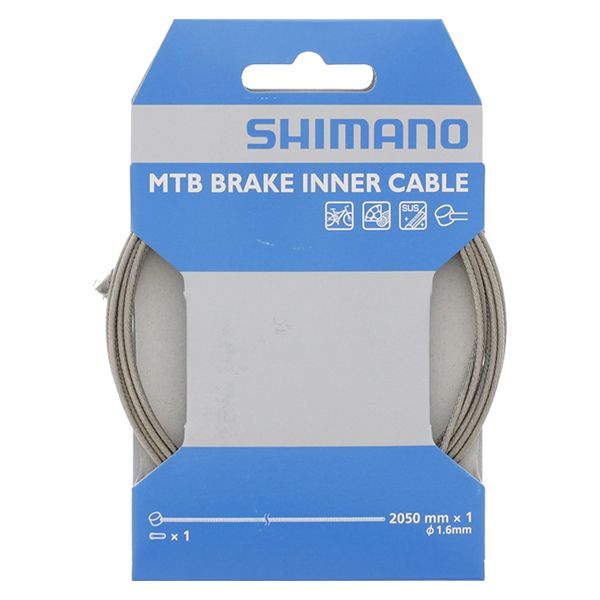 Load image into Gallery viewer, Shimano mtb stainless steel sus brake inner cable 1.6mm x 2050mm