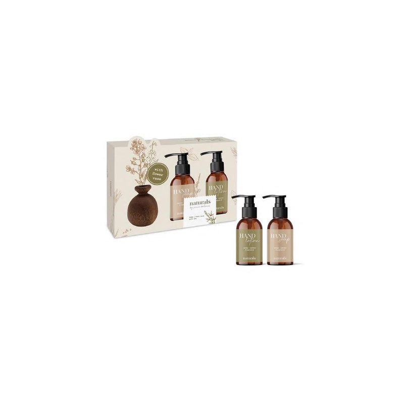 Load image into Gallery viewer, Naturals bad giftset met vaas