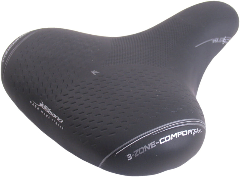 Load image into Gallery viewer, Zadel Selle Bassano Volare Xl 3-Zone Sport Tour Zwart