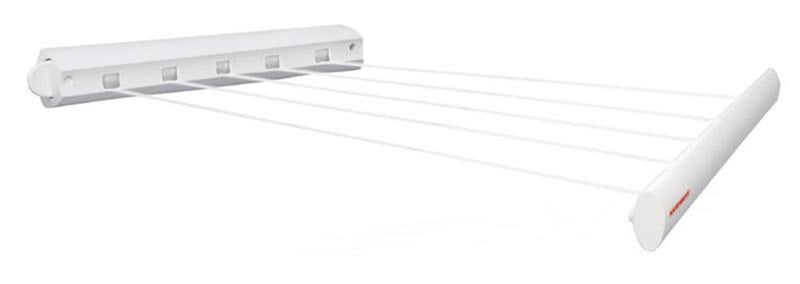 Load image into Gallery viewer, Leifheit wanddroogrek rollfix 210 longline - 21 m drooglengte - ophangbaar - wit