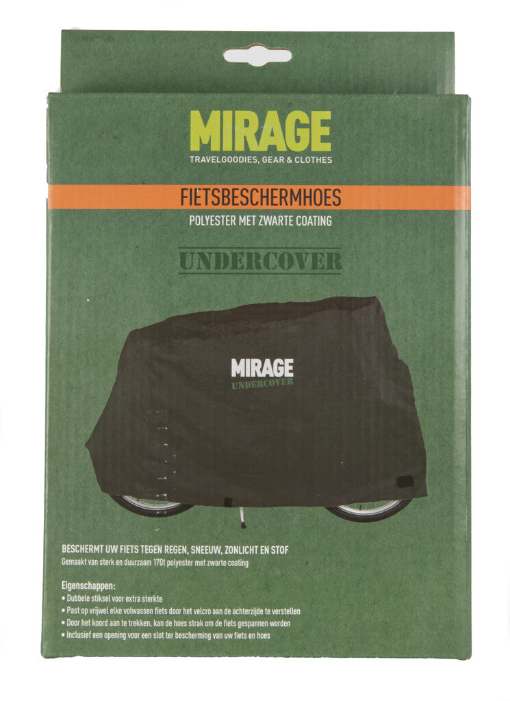 Load image into Gallery viewer, Mirage undercover fietsbeschermhoes 170t polyester, zwart