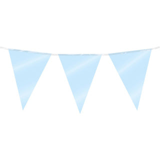 Afbeelding laden in galerijviewer, Party vlaggenlijn baby blauw | 6 stuks
