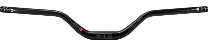 Load image into Gallery viewer, Stuur Ergotec Riser Bar 70 ø31.8mm x 780mm 70mm rise - zwart