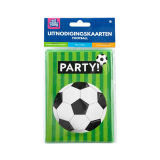 Afbeelding laden in galerijviewer, Voetbal uitnodigingskaarten