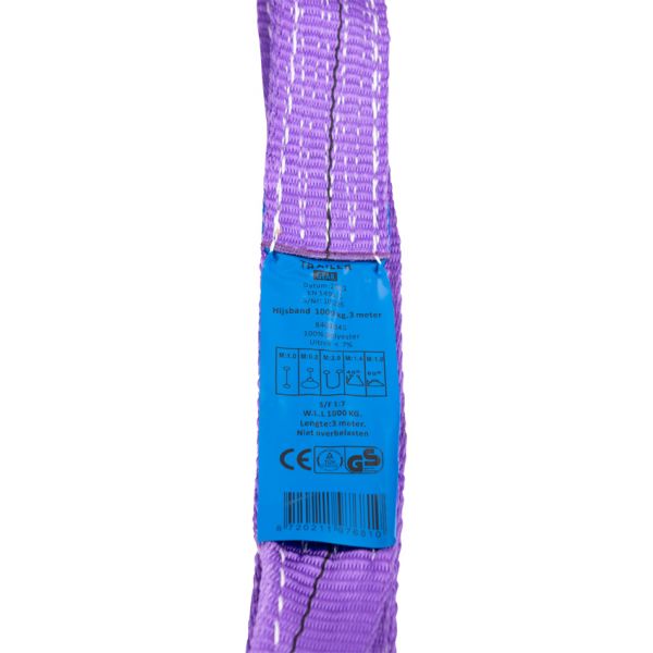 Load image into Gallery viewer, Trailergear hijsband 1 ton 3 meter