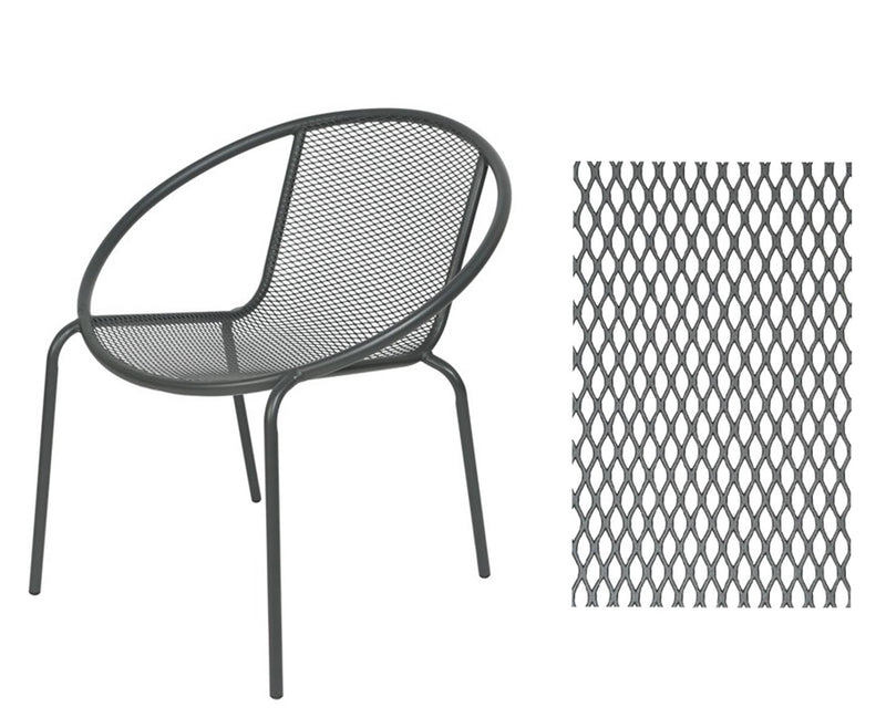 Load image into Gallery viewer, Decoris vigo balkonset antraciet stoelen + voetenbank