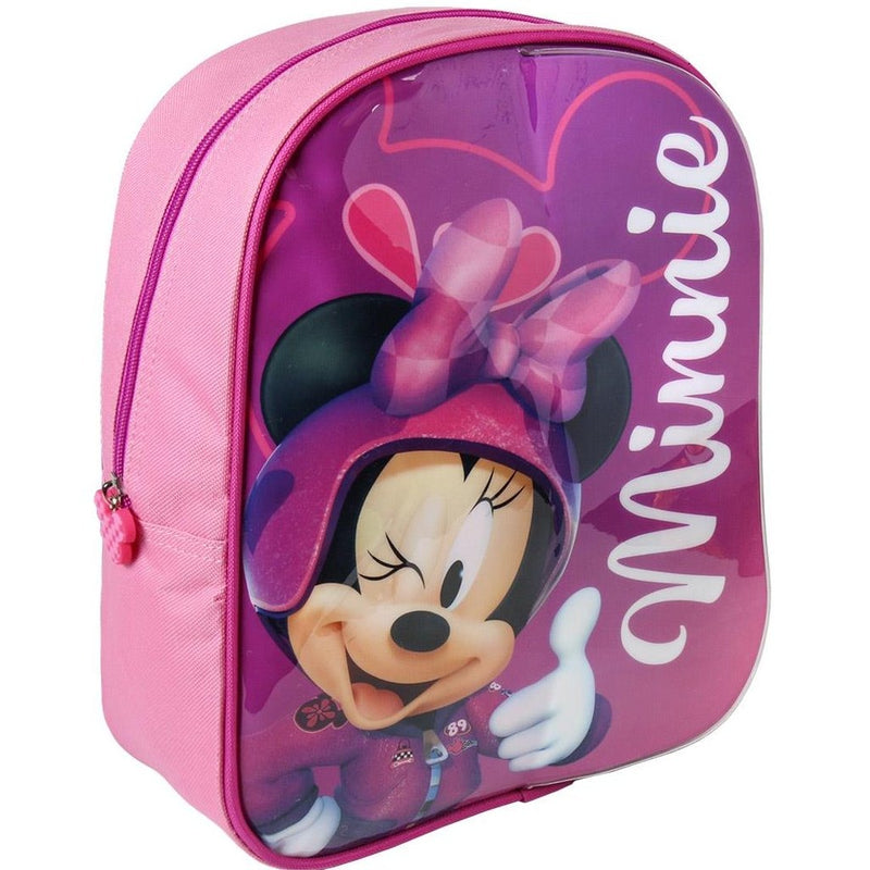 Load image into Gallery viewer, Cerda disney minnie mouse rugzak met schrijfgedeelte + 2 markers 25x31x10 cm roze