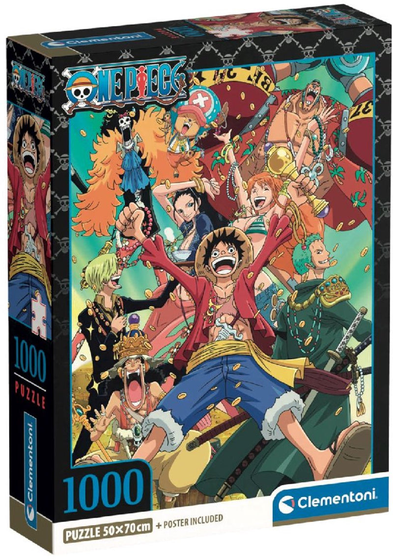 Load image into Gallery viewer, Clementoni legpuzzel one piece luffy - 1000st.