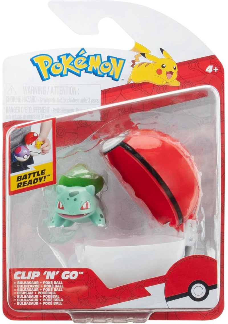 Afbeelding laden in galerijviewer, Jazwares pokémon clip 'n' go poké balls bulbasaur #1 poké ball mini-figuur
