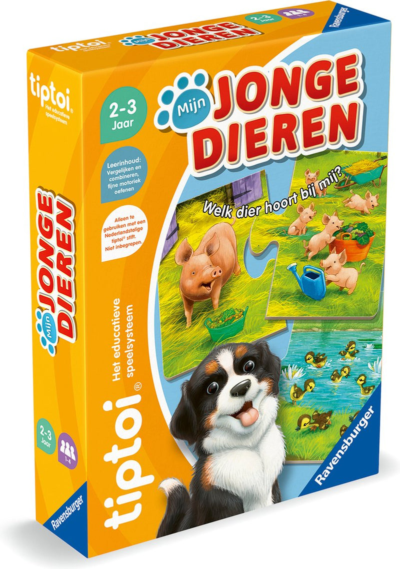 Afbeelding laden in galerijviewer, Tiptoi mijn jonge dieren - interactief spel voor 1-4 jaar - ravensburger