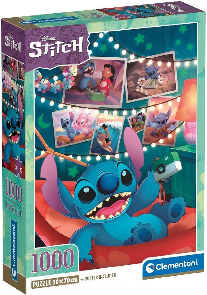 Afbeelding laden in galerijviewer, Clementoni legpuzzel disney stitch, 1000st.