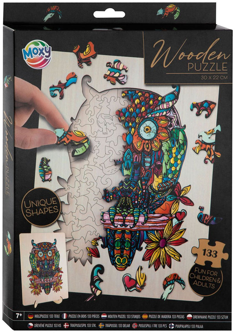 Load image into Gallery viewer, Creative craft group houten legpuzzel uil, 133st.
