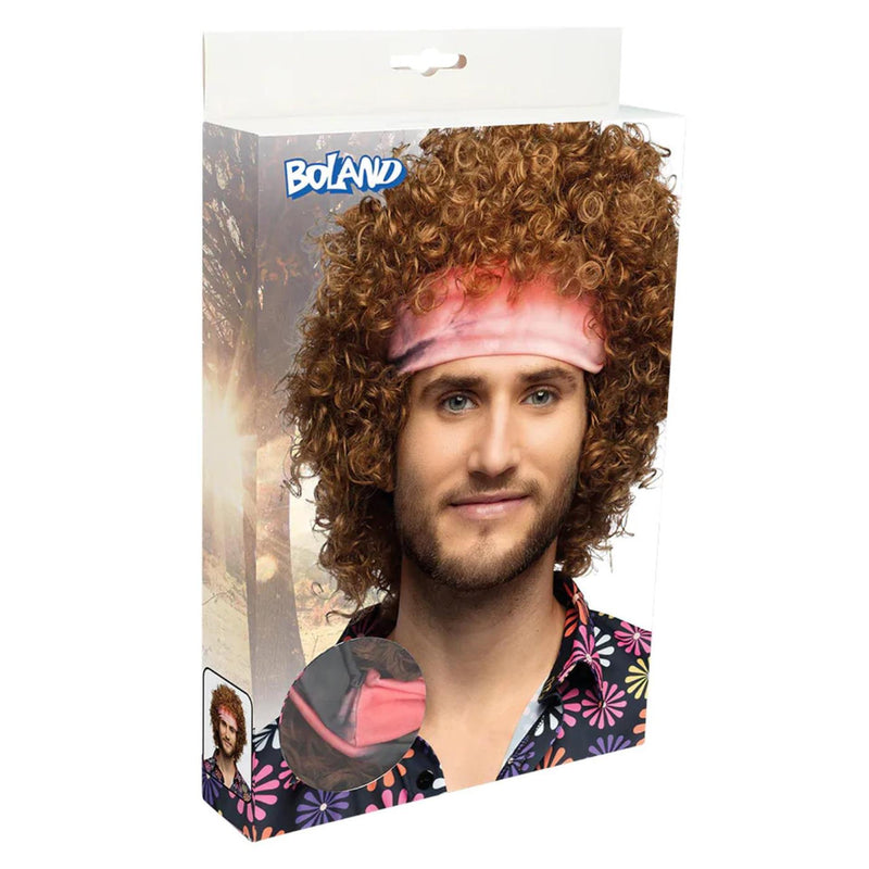 Load image into Gallery viewer, Boland pruik hippie groove met haarband