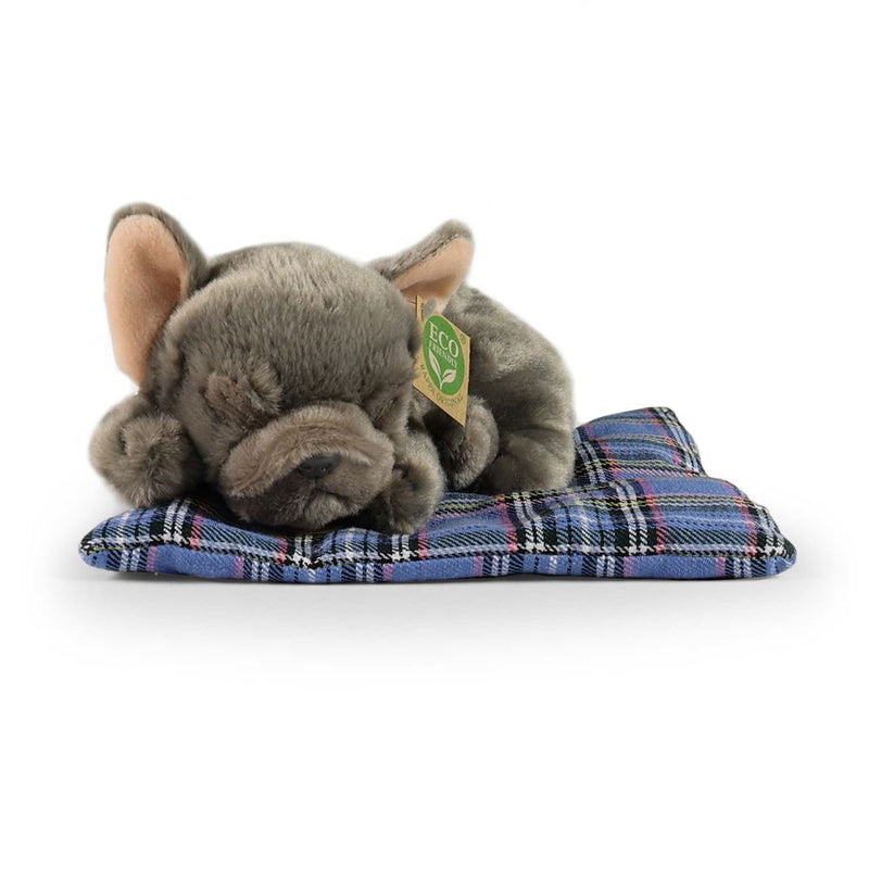 Load image into Gallery viewer, Pluche franse bulldog op kussen 23 cm ec