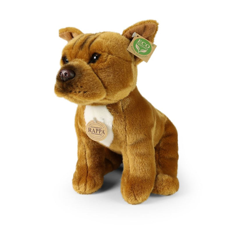 Afbeelding laden in galerijviewer, Pluche stafford bull terrier 30cm eco-vr