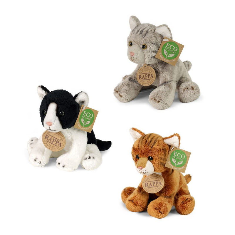 Load image into Gallery viewer, Pluche katten assorti 14 cm milieuvriend