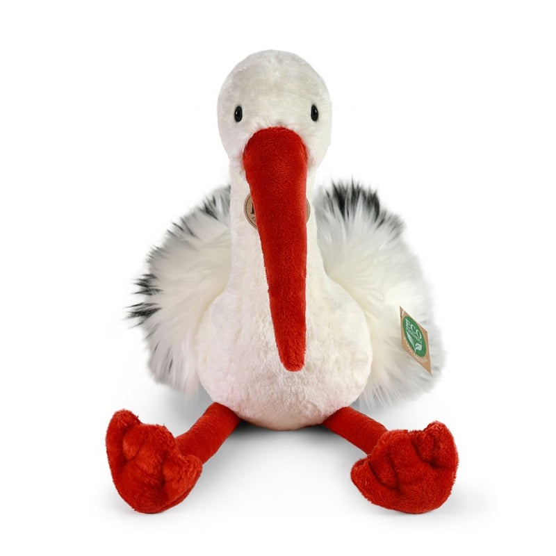 Load image into Gallery viewer, Pluche ooievaar 39 cm eco-vriendelijk