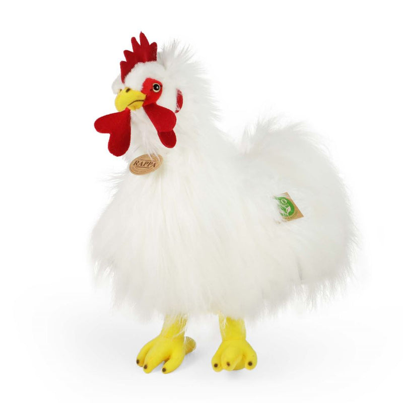 Load image into Gallery viewer, Pluche witte haan 33 cm eco-friendly