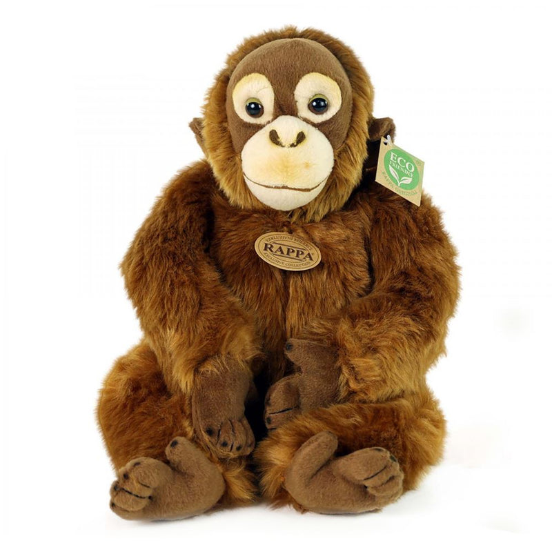 Afbeelding laden in galerijviewer, Pluche aap orang-oetan 27 cm eco-vriende