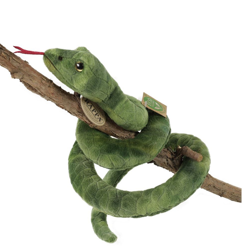 Load image into Gallery viewer, Pluche groene slang 90 cm eco-vriendelij