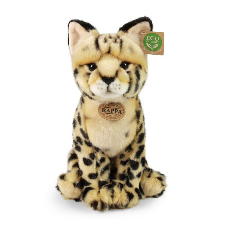 Afbeelding laden in galerijviewer, Pluche serval 30 cm eco-vriendelijk