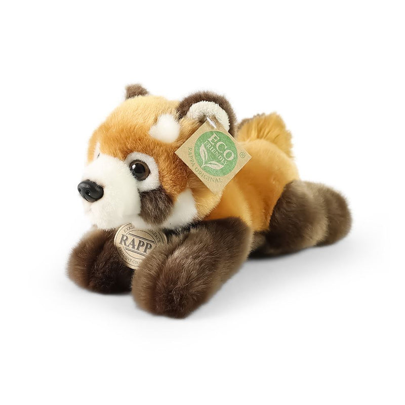 Load image into Gallery viewer, Pluche rode panda liggend 20 cm eco-vrie