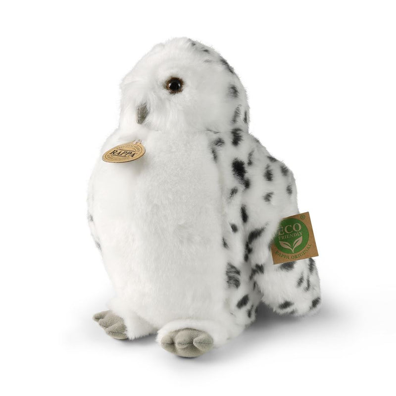 Load image into Gallery viewer, Pluche witte uil 28 cm eco-vriendelijk
