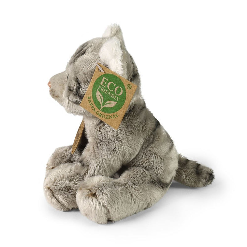 Load image into Gallery viewer, Pluche grijze kat 14 cm eco-friendly