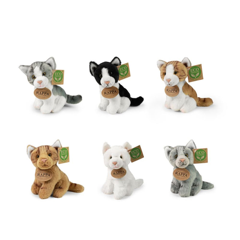 Load image into Gallery viewer, Pluche katten assorti 14 cm milieuvriend