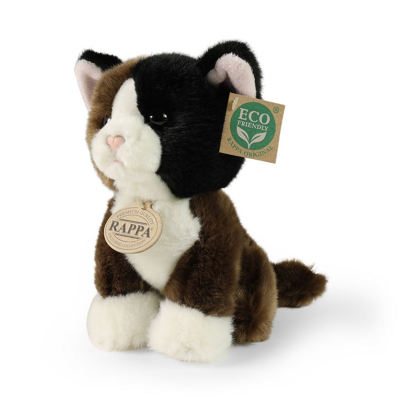 Load image into Gallery viewer, Pluche driekleurige kat 18 cm eco-vriend