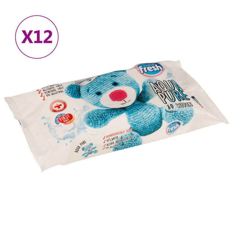 Load image into Gallery viewer, Vidaxl babydoekjes 12 pakken 720 doekjes