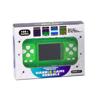 Load image into Gallery viewer, 108 games in 1 game console met kleurenscherm groen en paars assorti