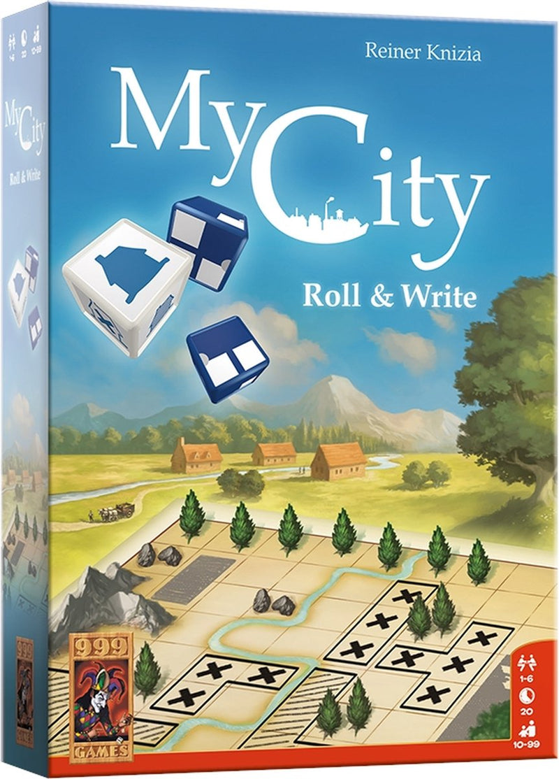Load image into Gallery viewer, 999games 999 games my city roll write dobbelspel
