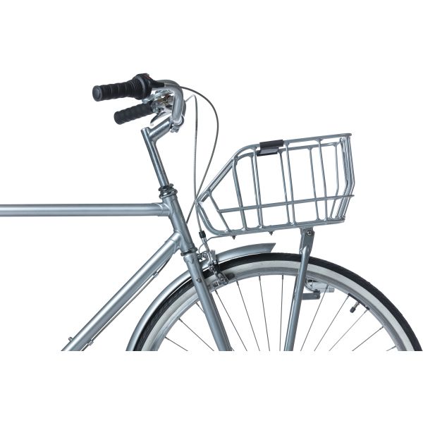 Load image into Gallery viewer, Basil Portland - fietsmand - voorop - chroom