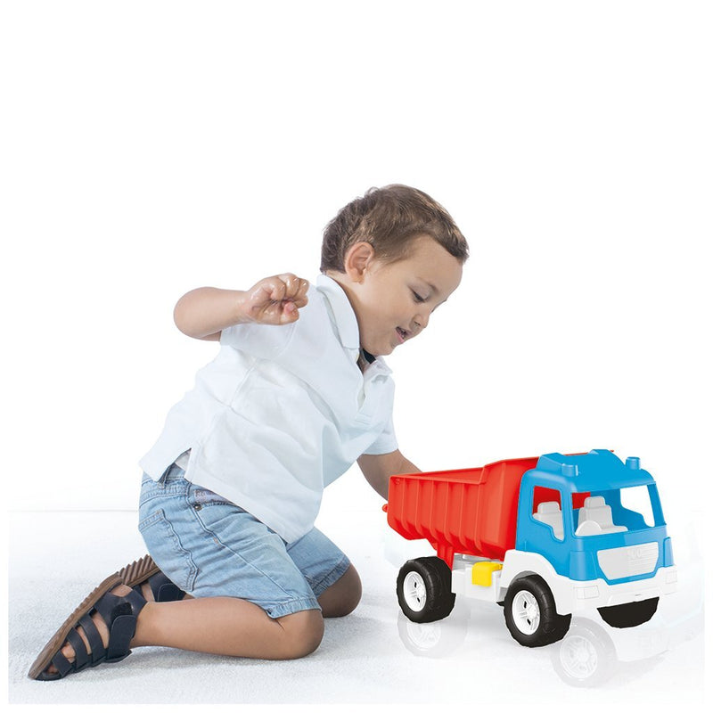 Load image into Gallery viewer, Dolu fisher price kiepwagen wit blauw rood